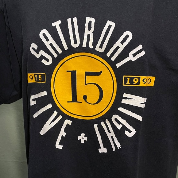 1990 Saturday Night Live 15th Anniversary T-Shirt, Large VINTAGE Original - Picture 2 of 5